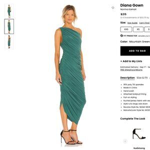 Norma Kamali Diana Gown